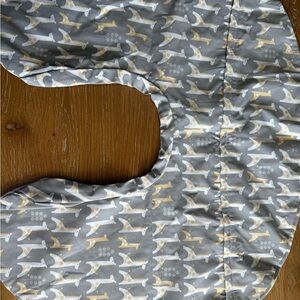 Boppy Gray and Yellow giraffe cover NWOT